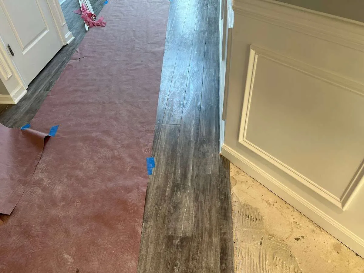 Completed marble shower restoration in Pinewood